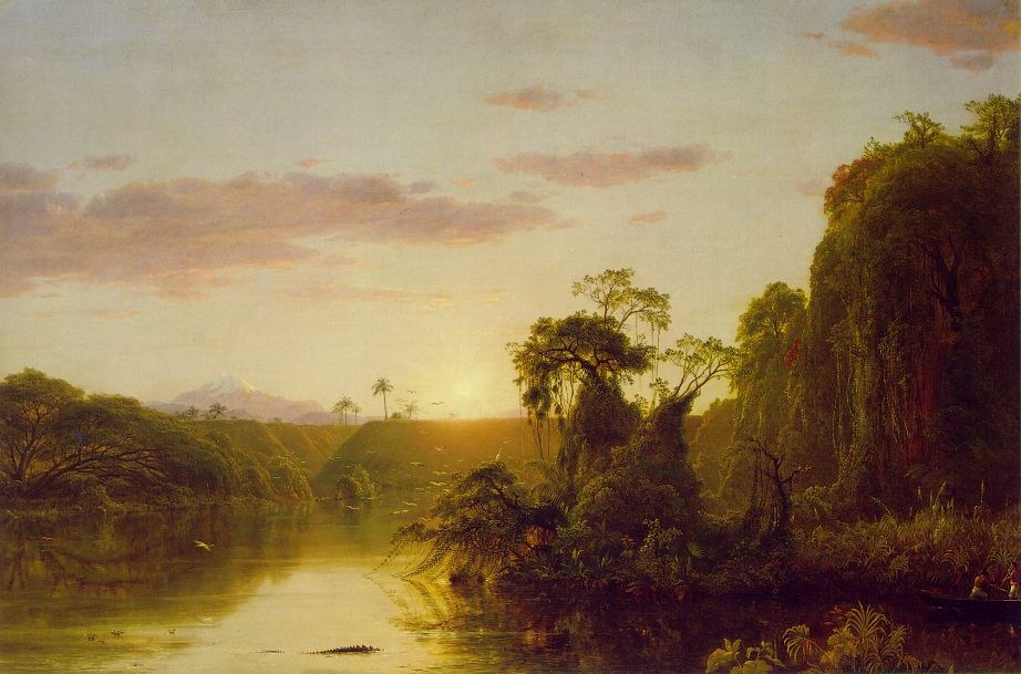Frederic Edwin Church Scene on the Magdalene